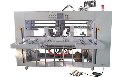 semi auto stitching machine